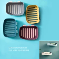 soap rack no drilling wall mounted double layer soap holder soap sponge dish bathroom accessories soap dishes self adhesive