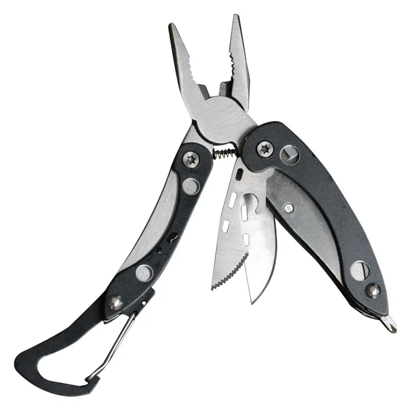 

Stainless Steel Folding Needle Nose Pliers Tool Knife Small Portable Folding Multifunctional Outdoor Camping Equipment Travel