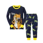 Пижама в виде динозавра для мальчиков и девочек 1-8 лет