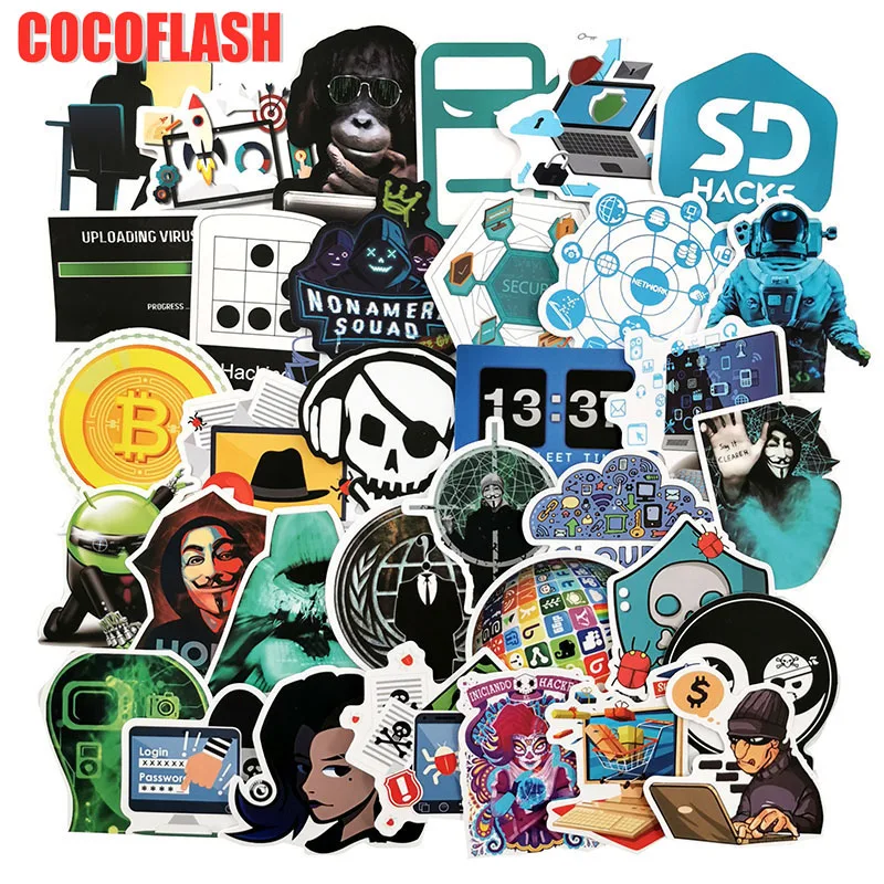 50 шт./лот интернет Java наклейка гик программист php-docker Html Биткоин облако C +