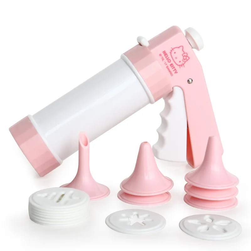 Кухонный пистолет для бисквитов CHEFMADE с розовым котенком украшение рта форма