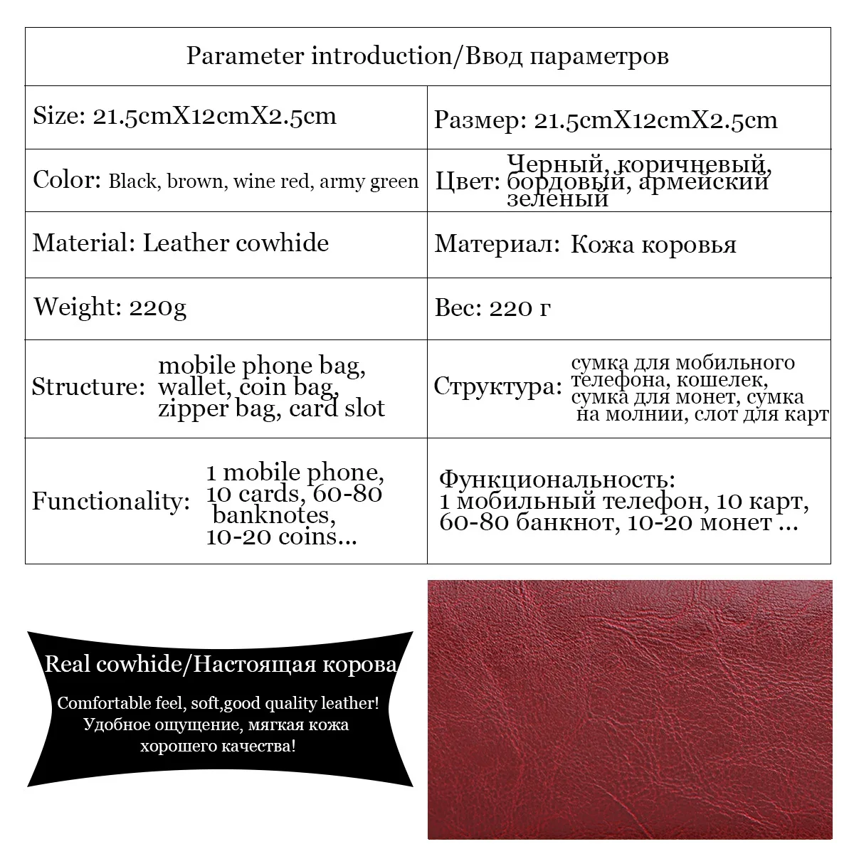 GENODERN женский кошелек из натуральной кожи женские кошельки большой емкости на молнии Женский Длинный клатч для монет