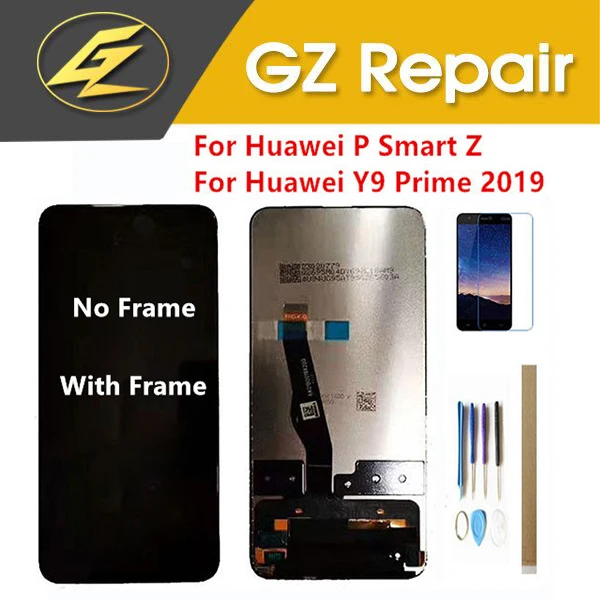 

6.59 Inch For Y9 Prime 2019 / P Smart Z / STK-L21 STK-L22 LTK-LX3 LCD Display With Touch Screen Digitizer With Frame With Kits