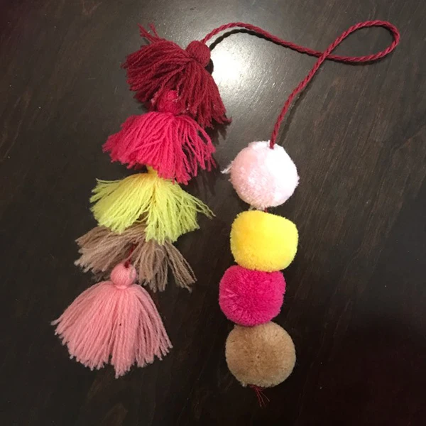 1 шт. разноцветный брелок для ключей в стиле бохо|Брелоки| |