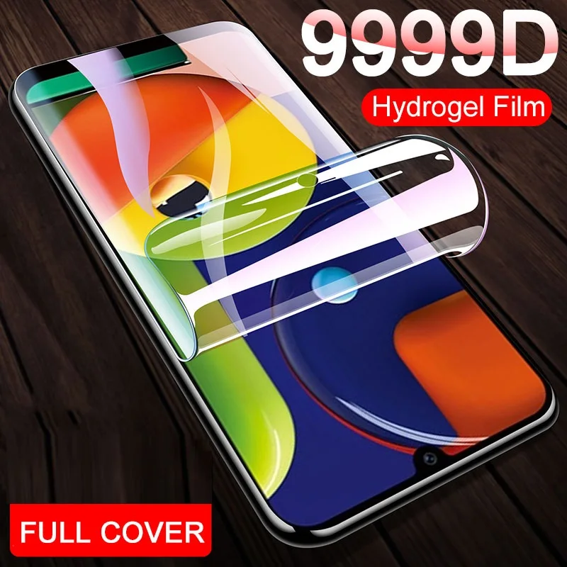 

9D Full Hydrogel Film On For Samsung Galaxy A10 A20 A30 A40 A50 A60 A70 Screen Protector A80 A90 M10 M20 M30 M40 Glas Film Case