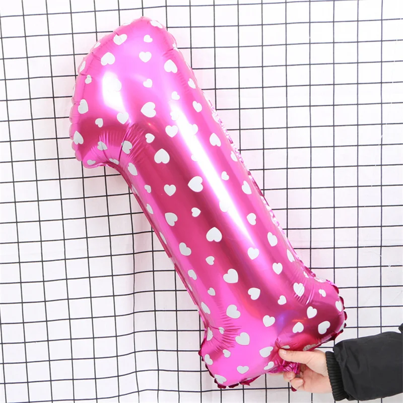 

1 шт., воздушный шар в виде цифр, 30 дюймов