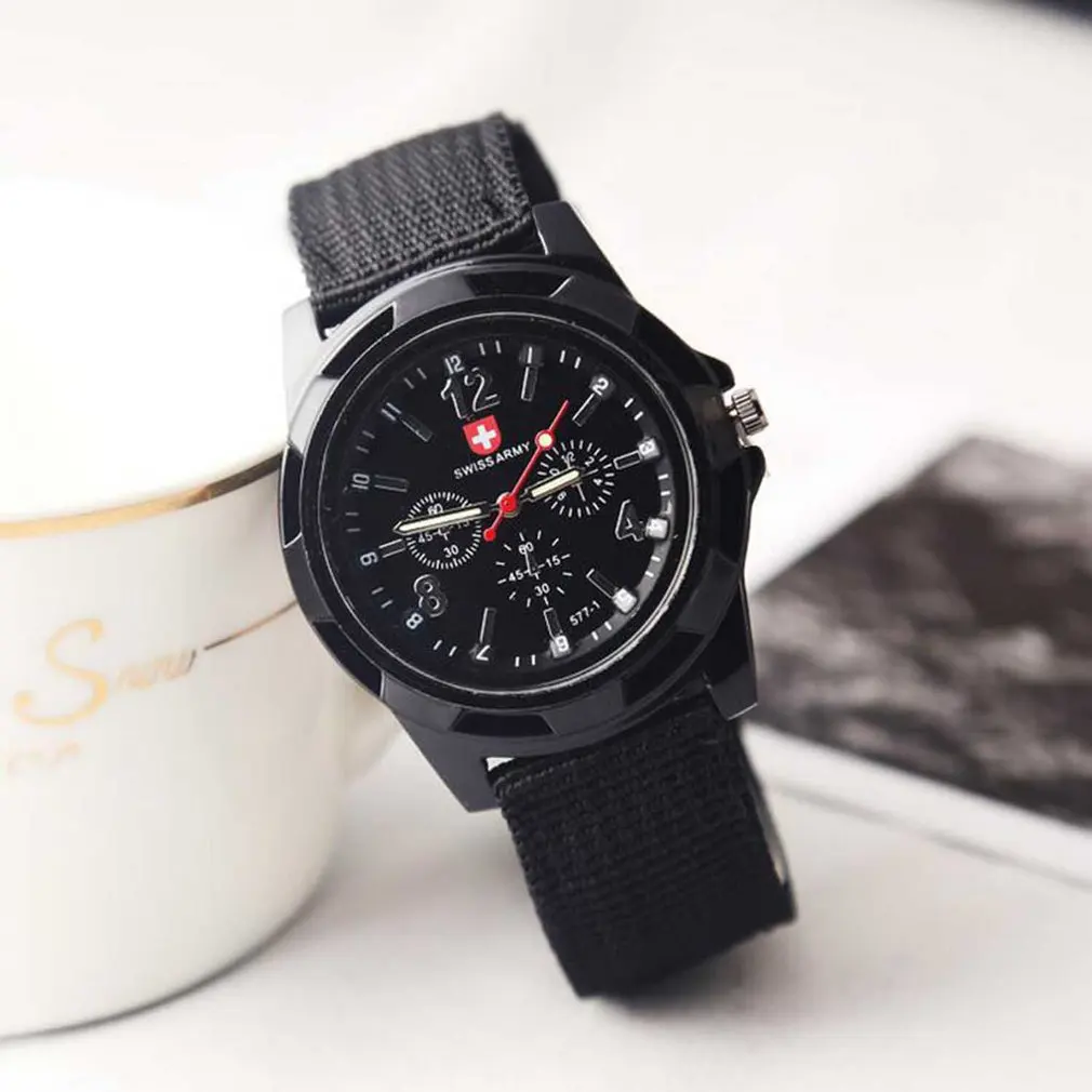 2020 новые модные швейцарские часы с нейлоновой оплеткой военные Gemius повседневные
