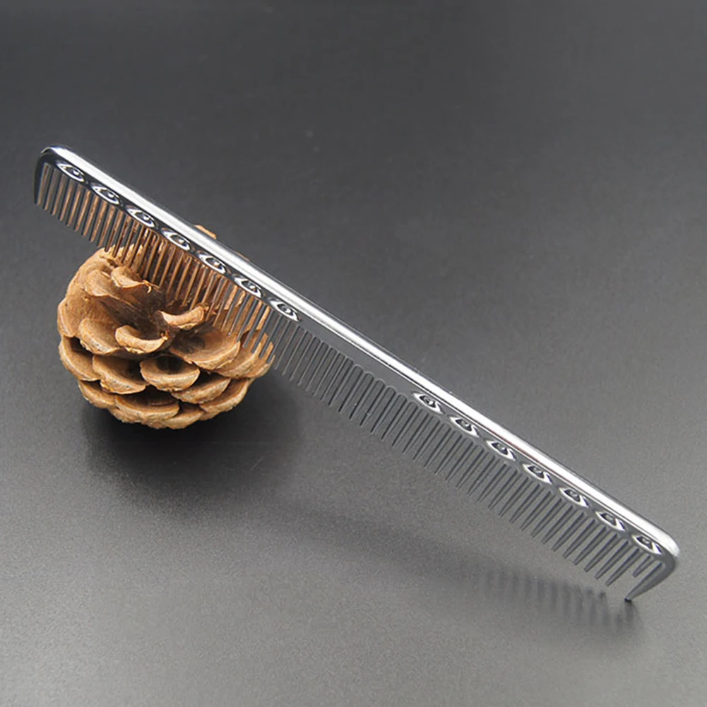 

Pro Stainless Steel Hair Comb Ultra-Thin Anti-Static Hairdressing Tool with Bag