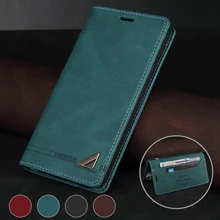 Anti-theft Leather Case For Xiaomi 10T Redmi Note 10 9 8 7 Pro 10S 9S 8T Redmi 9A 9C 8A 7A Mi POCO F3 X3 NFC A3 Phone Cover Case