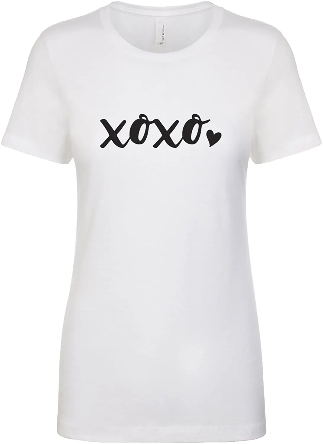 

Valentine's Day XOXO Ladies Slim Fit Short Sleeve Holiday T-Shirt New T Shirts Summer 2020 Cotton Breathable Crew Neck Tshirt
