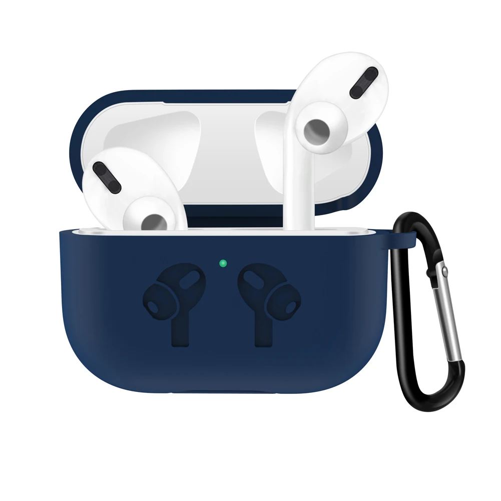 Силиконовый чехол защитный для Apple Airpods pro TWS Bluetooth наушники мягкий силиконовый