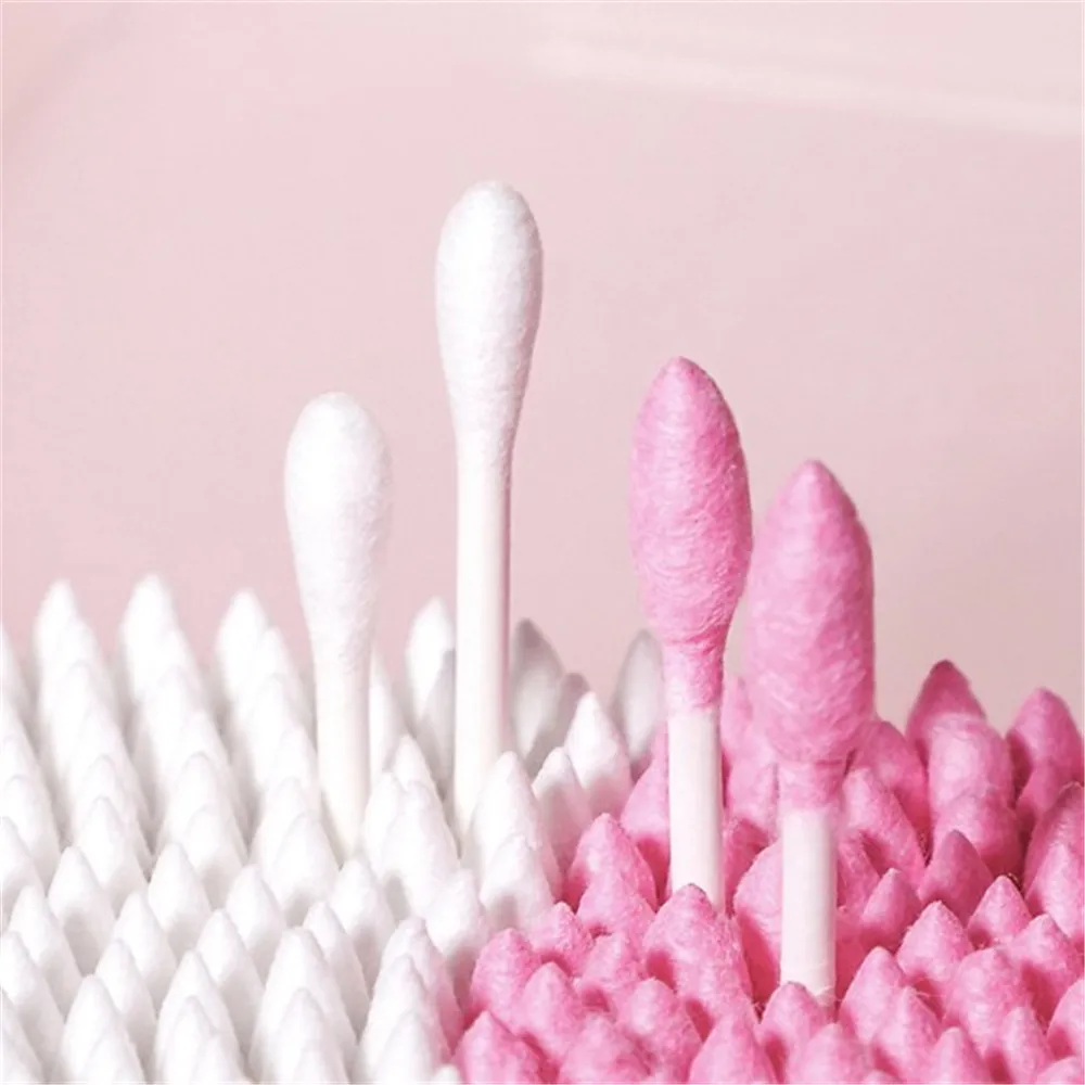 Бытовой в штучной упаковке одноразовые ватным тампоном с круглым носком тонкая