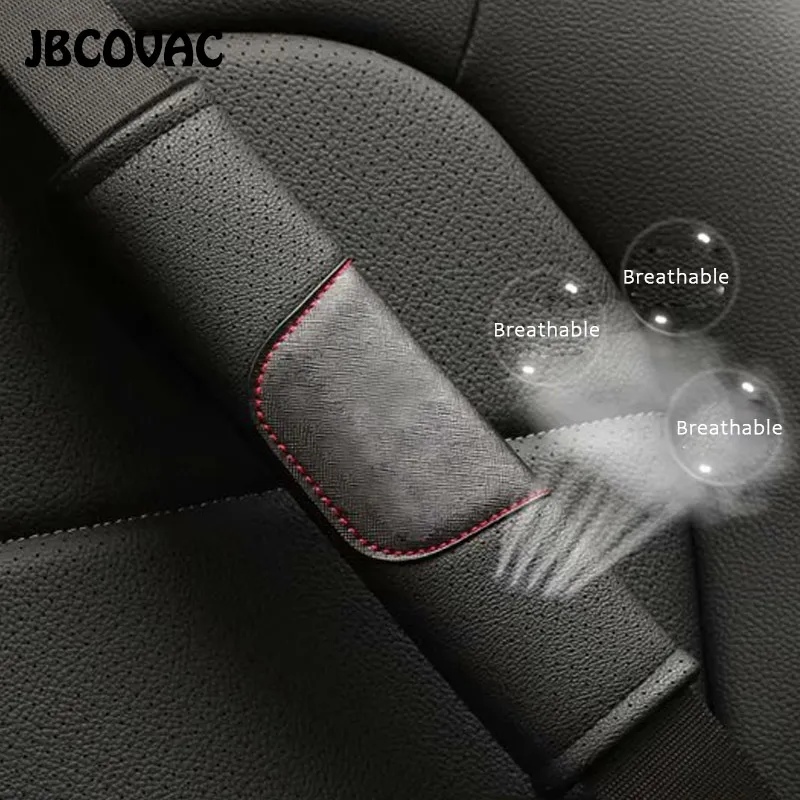 

Универсальные аксессуары для салона автомобиля, полиуретан чехол на автомобильный ремень безопасности, Наплечные накладки, Чехол для Bmw, Fiat...