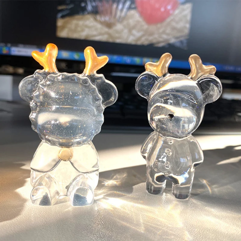 Рождественская силиконовая 3D форма сделай сам для ювелирных изделий эпоксидной