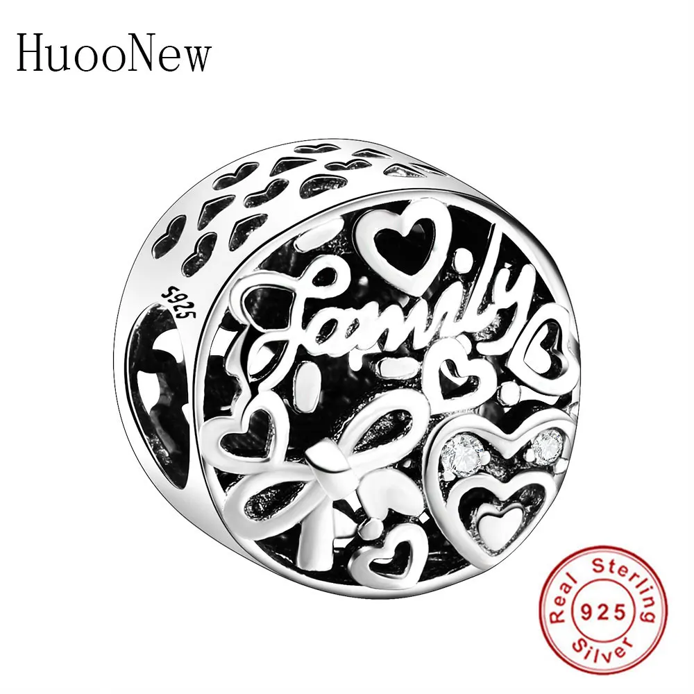 

Семья Сердце Любовь бусы Berloque Fit оригинальный Pulseira Амулеты Браслет с подвесками Аутентичные 925 пробы серебряные ювелирные изделия подарок