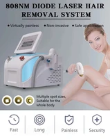 free shipping newest portable 808nm diode laser machine for hair removal skin rejuvenationchassis 808nm hair removal machine