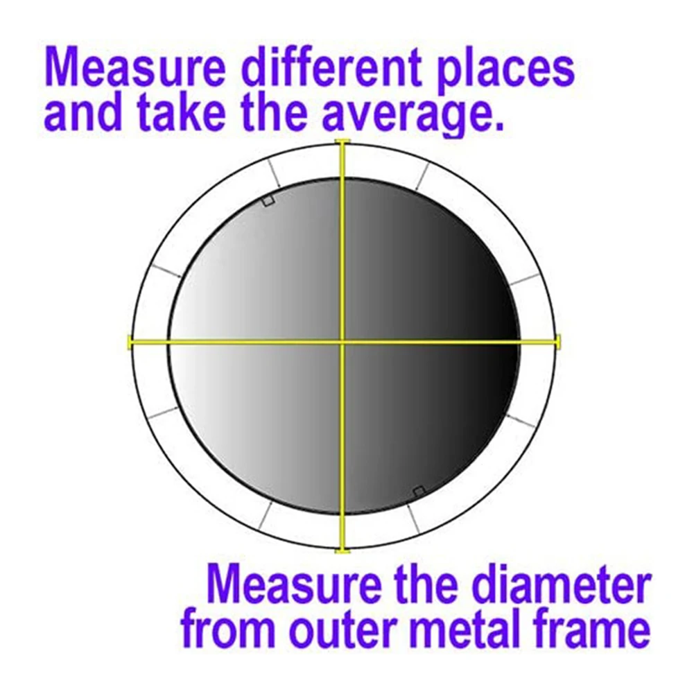 

Universal Trampoline Replacement Safety Pad Spring Cover Long Lasting Trampoline Edge Cover Fitness Accessories1.83m/2.44m