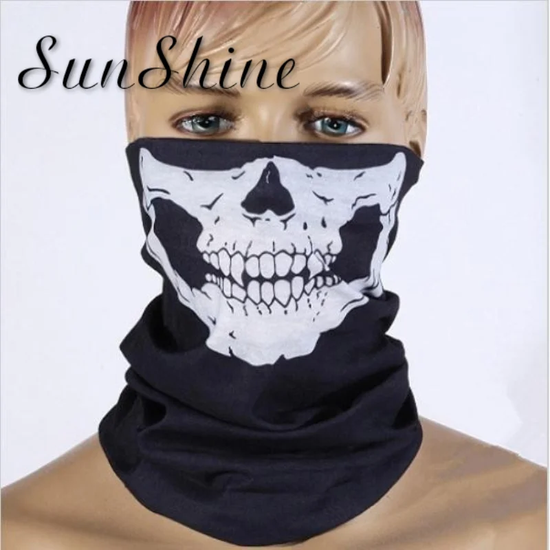 Новый стиль забавные шали велосипедная Лыжная маска с черепом призрак шарф