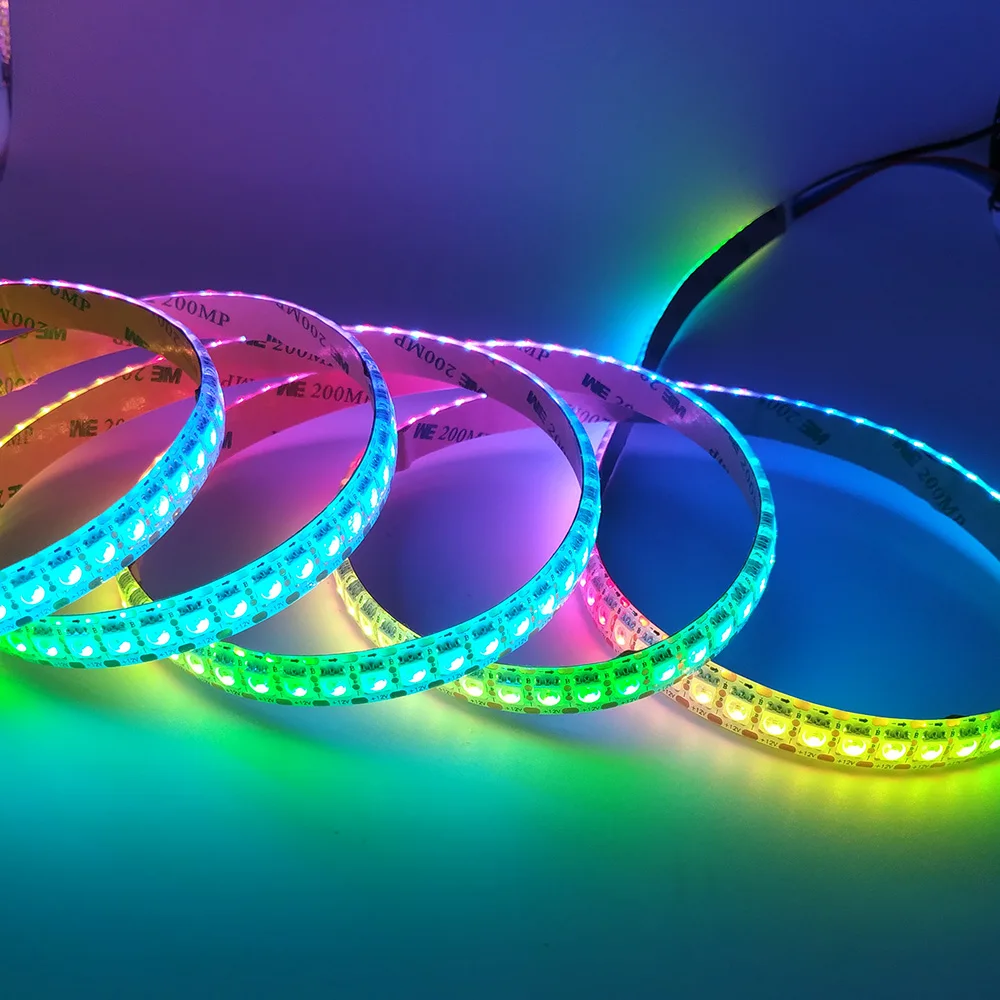 1m/2m 144 Led WS2812B WS2812 WS2813 WS2815 прокладки СИД светильник Водонепроницаемый