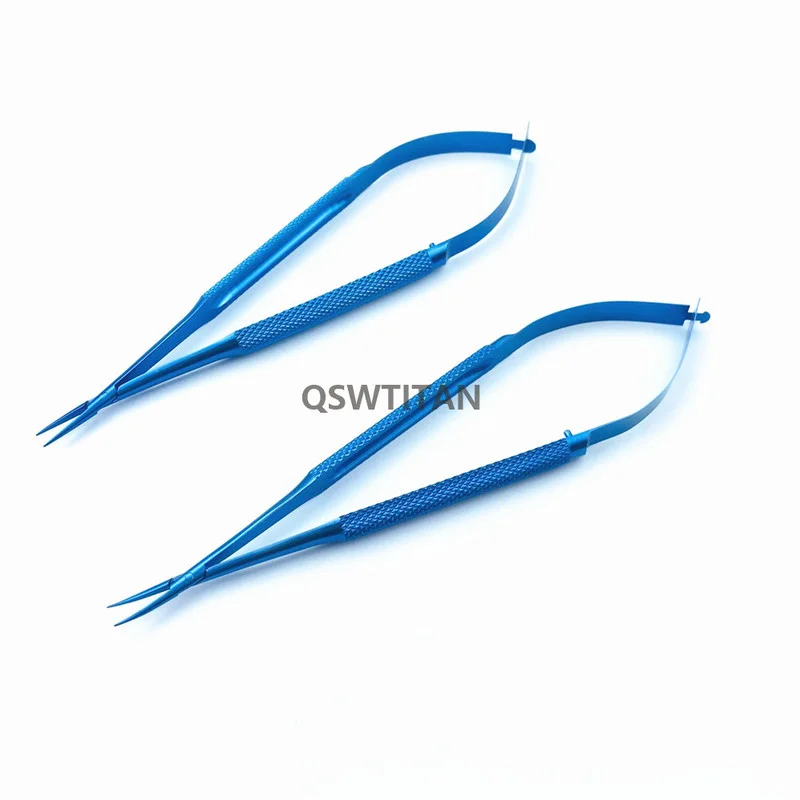 Barraquer Titanium alloy Needle Holder Without lock / With curved Ophthalmic surgical instrument | Красота и здоровье