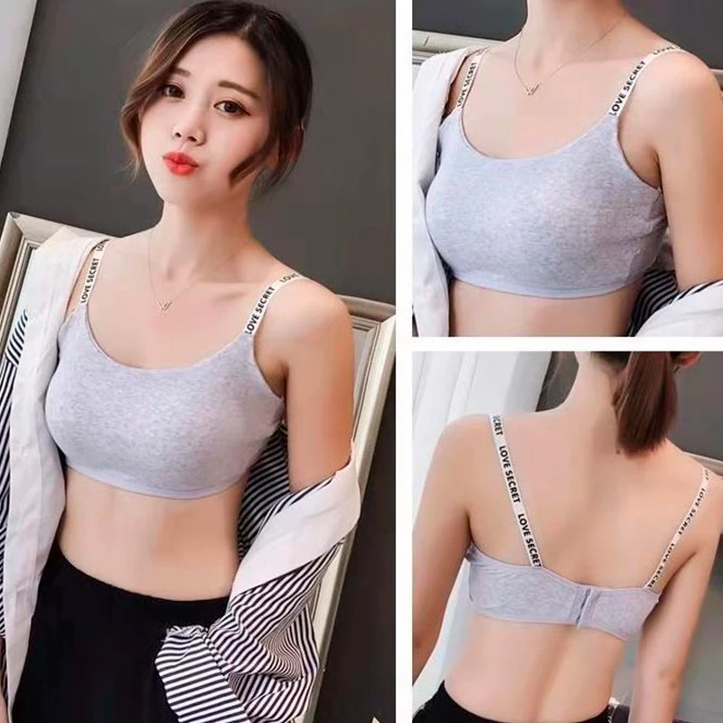 

Сексуальный женский спортивный бюстгальтер, хлопковый бюстгальтер без косточек, дышащий спортивный бюстгальтер для бега, спортивный бюстг...