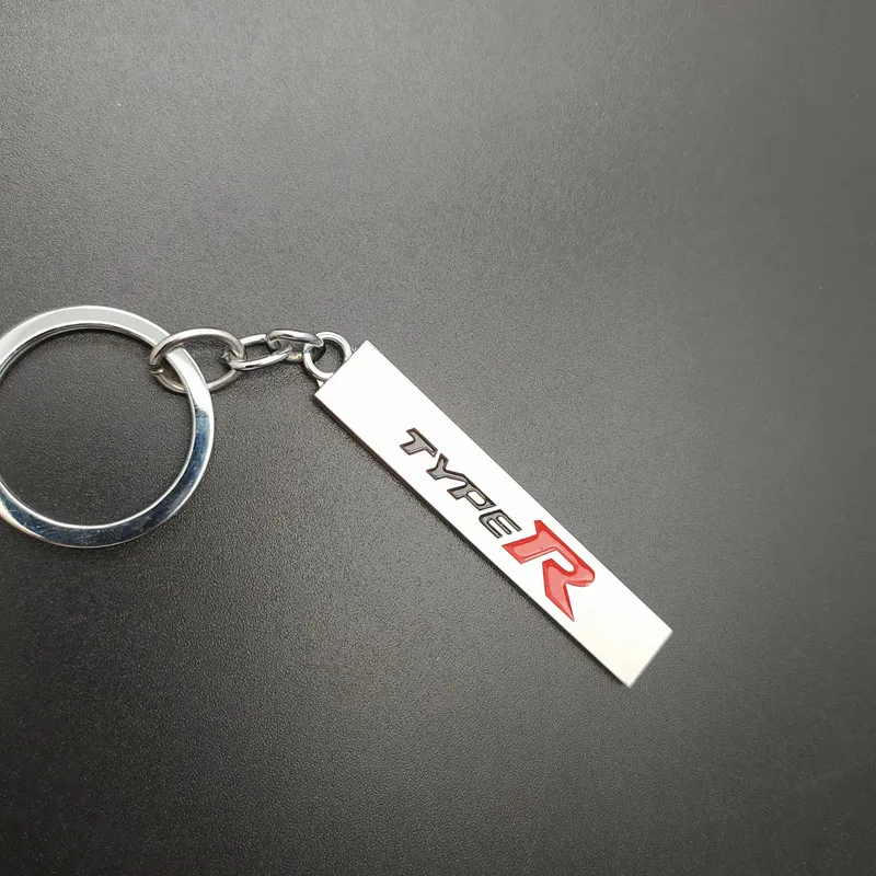 1 шт. новый брелок для ключей из сплава металла Тип R логотип HONDA Стайлинг