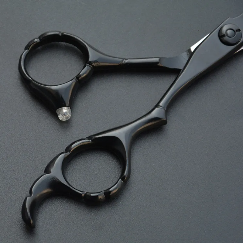 Профессиональные Парикмахерские ножницы 5 дюйма 6 дюймов Черные для стрижки
