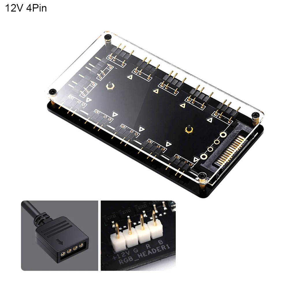 5 В 3 контакта/12 4 контакта магнитная подсветка RGB с удлинительным кабелем