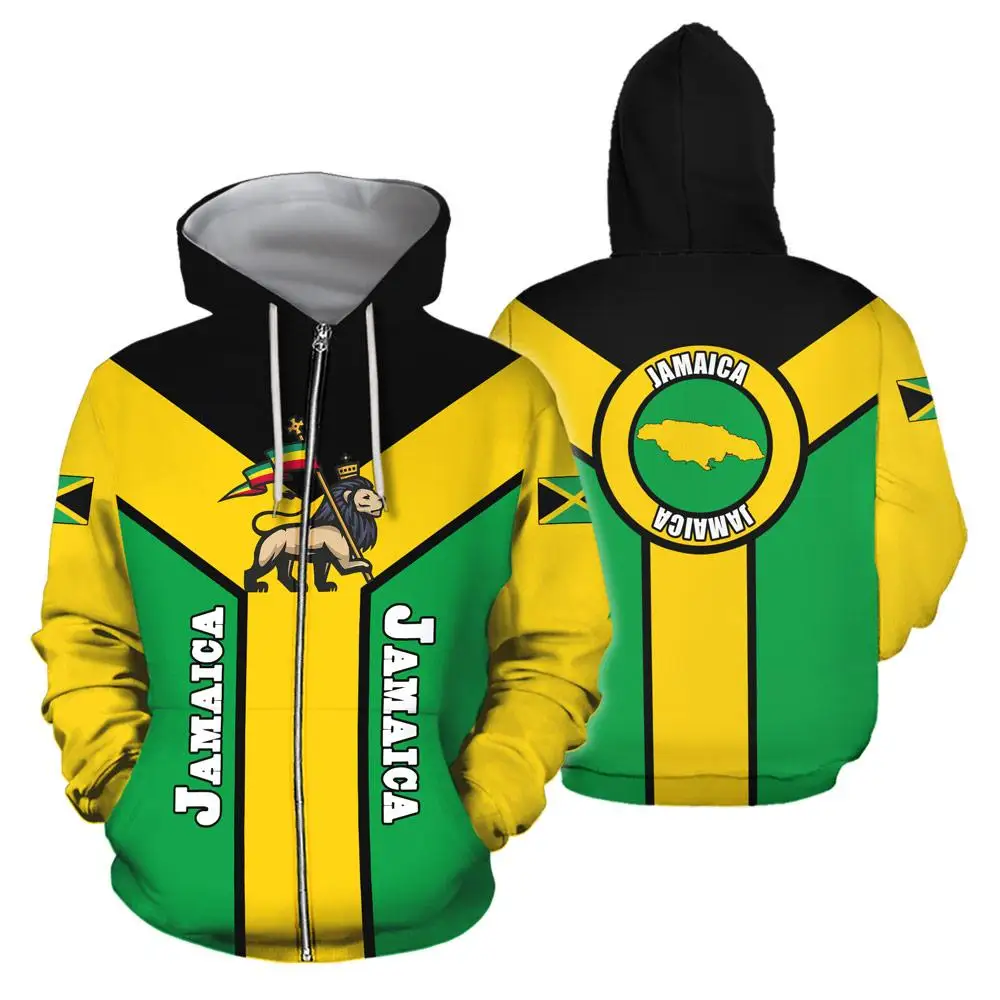 

PLstarCosmos 3DPrint Newfashion National Culture Country Jamaican Flag Tattoo Harajuku Streetwear Funny Unisex Zip/Hoodie Style4