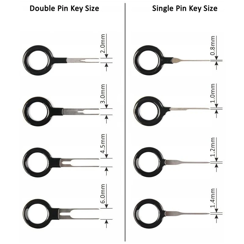 

Wire Connector Terminal Pin Extractors, Crimp Connector Pin &Wire Harness Terminal Extractor,Needle Removal Tool Set