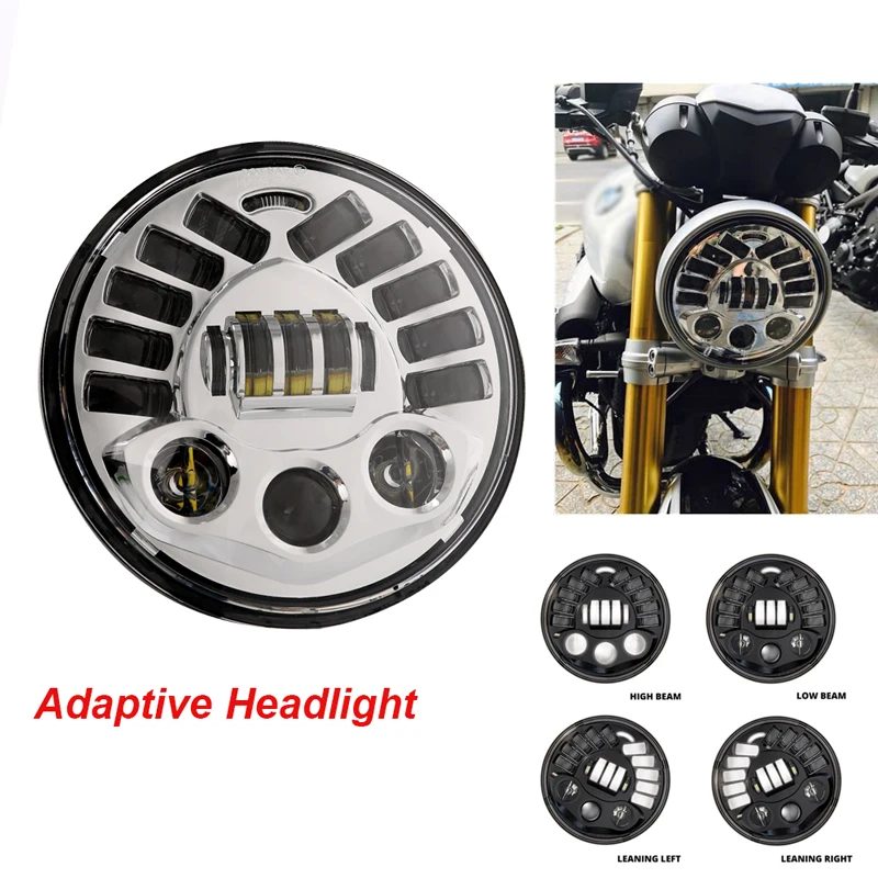 Мото rbike аксессуары 7 &quotповоротник DRL ангельский глаз налобный фонарь для Softail