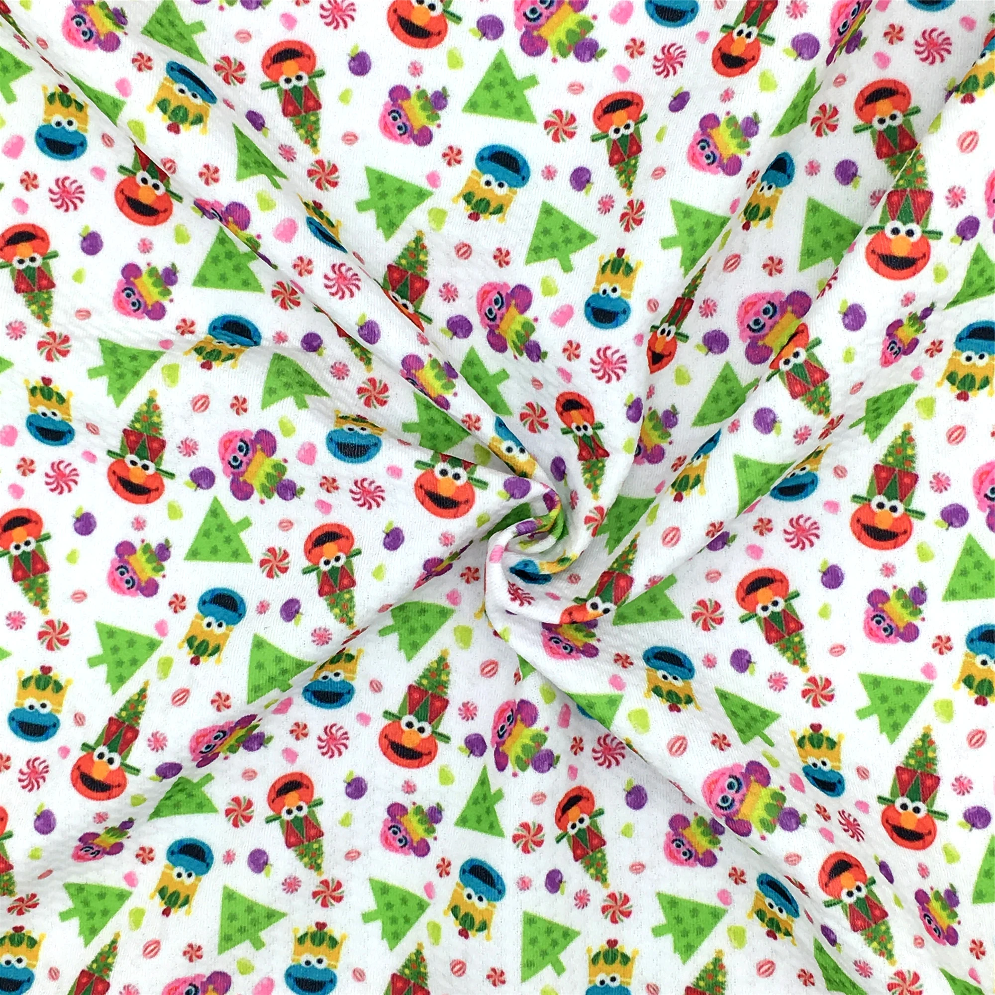 1/2 ярда принт с персонажами мультфильмов Пуля текстурированная Ливерпуль 4 Way Stretch