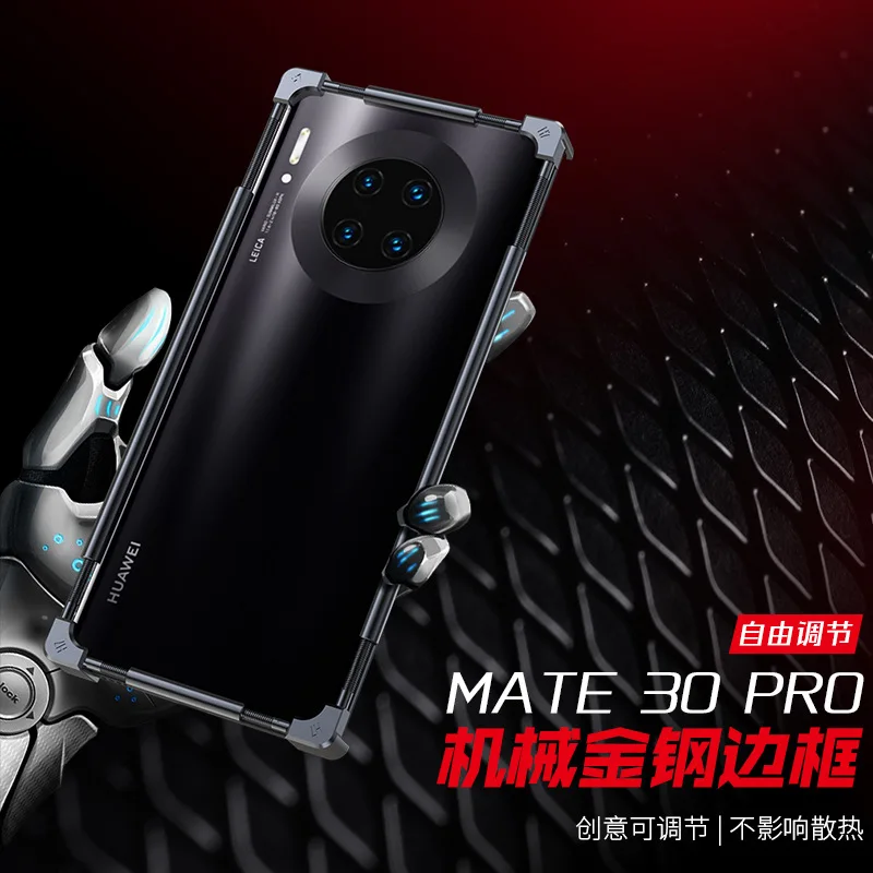 

Original Metal Bumper Phone Case For Huawei Mate 30 Pro Aluminium Frame Protective Cover Fashion Shell For Huawei Mate30 Pro