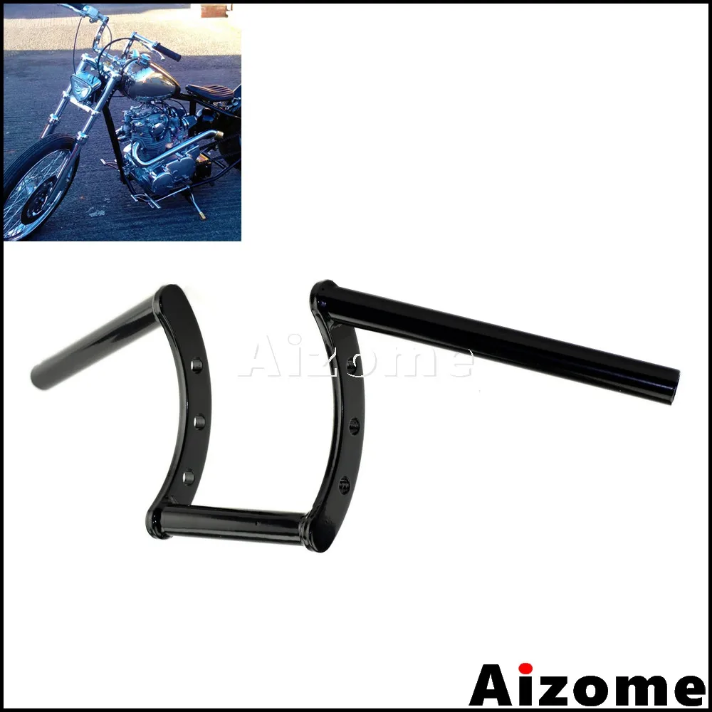 

Universal Motorcycle Drag Handlebar 1" Z Bars For Harley Victory BSA Custom Chopper Bobber Cafe Racer Scrambler 25mm Handle Bar