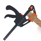4-дюймовые зажимы F-Clamp плотничьи инструменты для работы с деревом, фиксирующие зажимы триггерного типа, двухсторонние зажимы для деревообработки, ручной набор инструментов для деревообработки