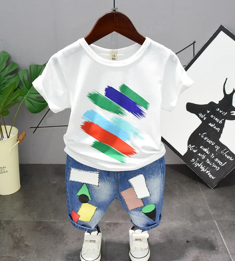 Футболка и шорты для мальчиков на возраст 2-7 лет | Детская одежда обувь