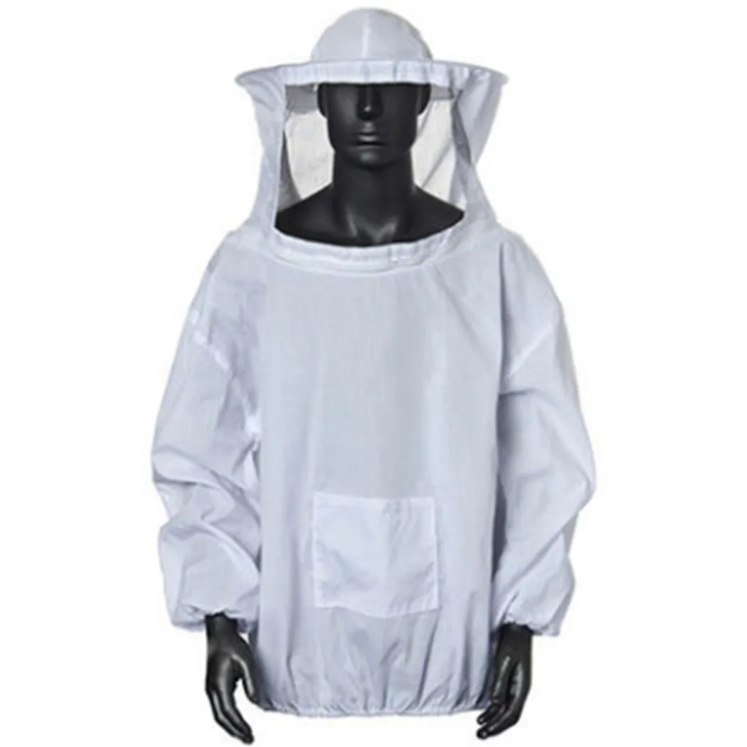 

76cm Length Beekeeping Jacket Equipment Protective Cloth Strong Mesh Unisex