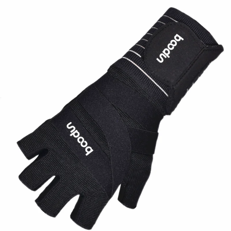 Новинка мужские женские Перчатки для фитнеса в тренажерном зале Удлиненные