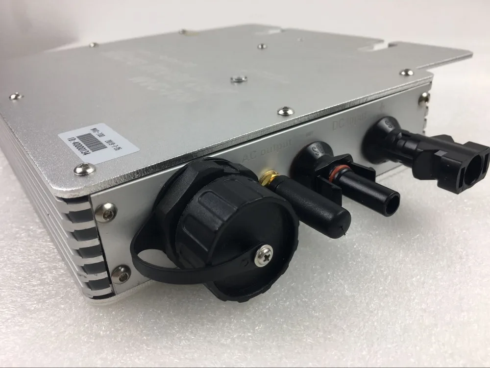 Беспроводной IP65 700W MPPT на сетке Микро солнечный инвертор, 22-50VDC до 80-260VAC, 50hz 60hz авто, работоспособный для 2x350W солнечной панели
