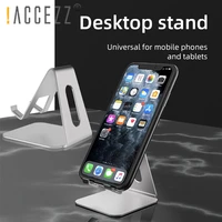 accezz desk stand universal desktop phone holder for iphone 11 pro 8 samsung huawei bracket for ipad mini xiaomi tablet support