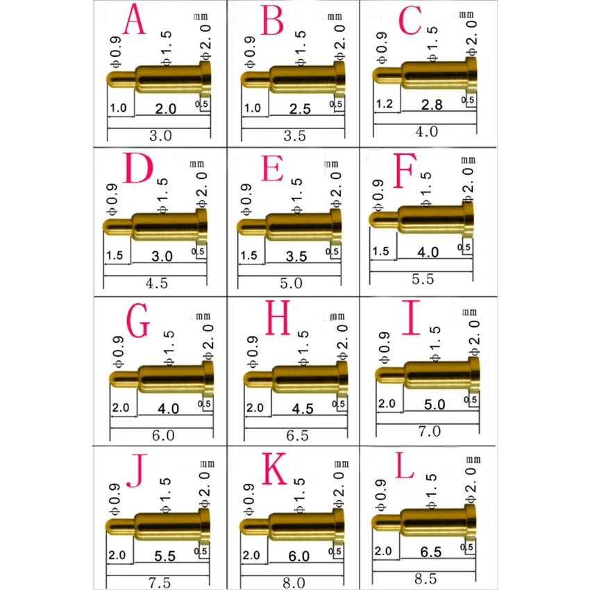 1 шт. Высокоточный пружинный разъем Pogo Pin штекер гнездо силовой для батареи