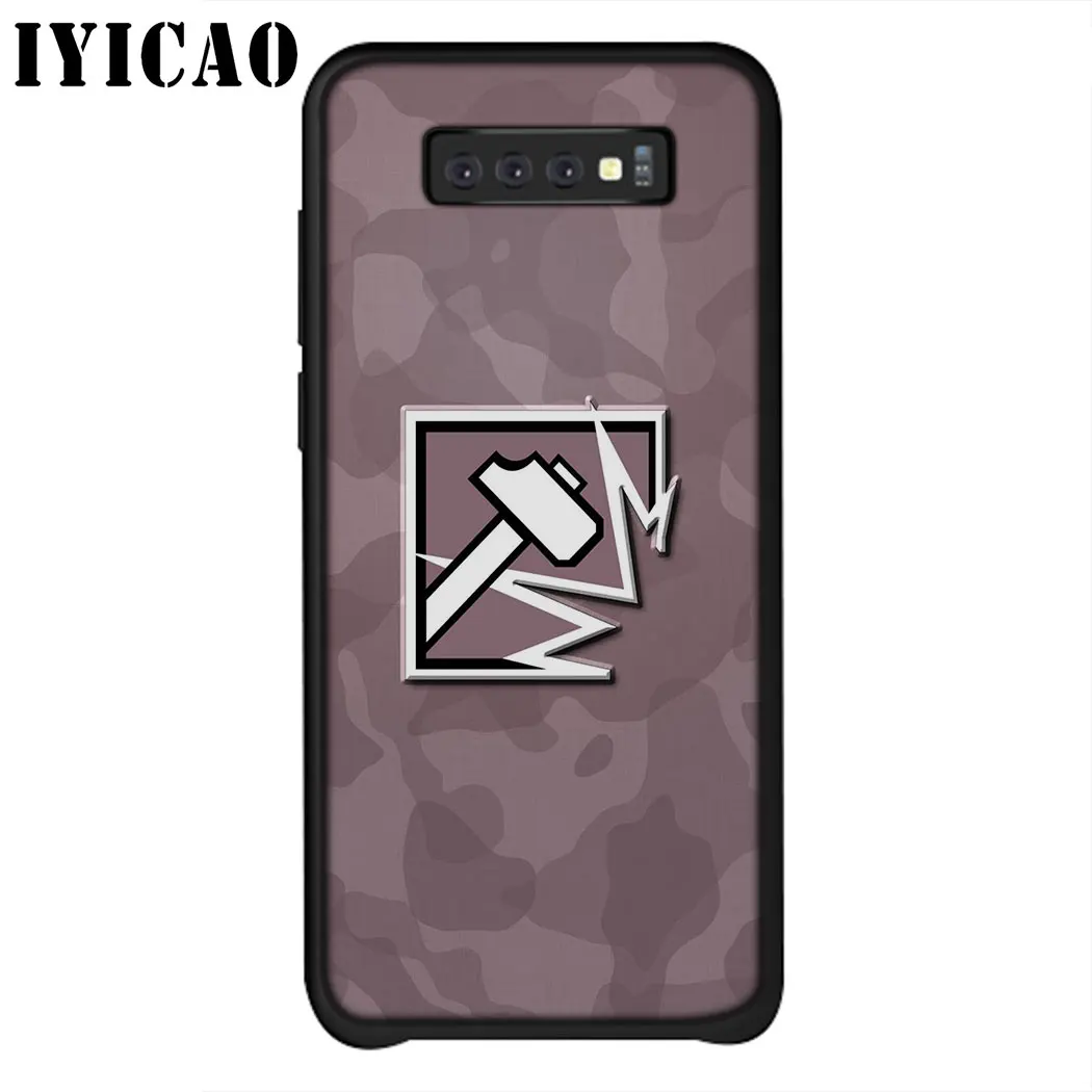 IYICAO Rainbow Six Siege Soft Case for Samsung Note 8 9 10 Plus A70 A50 A40 A20 A10 M40 M10 M20 M30 A10S A20S A30S A40S A50S |