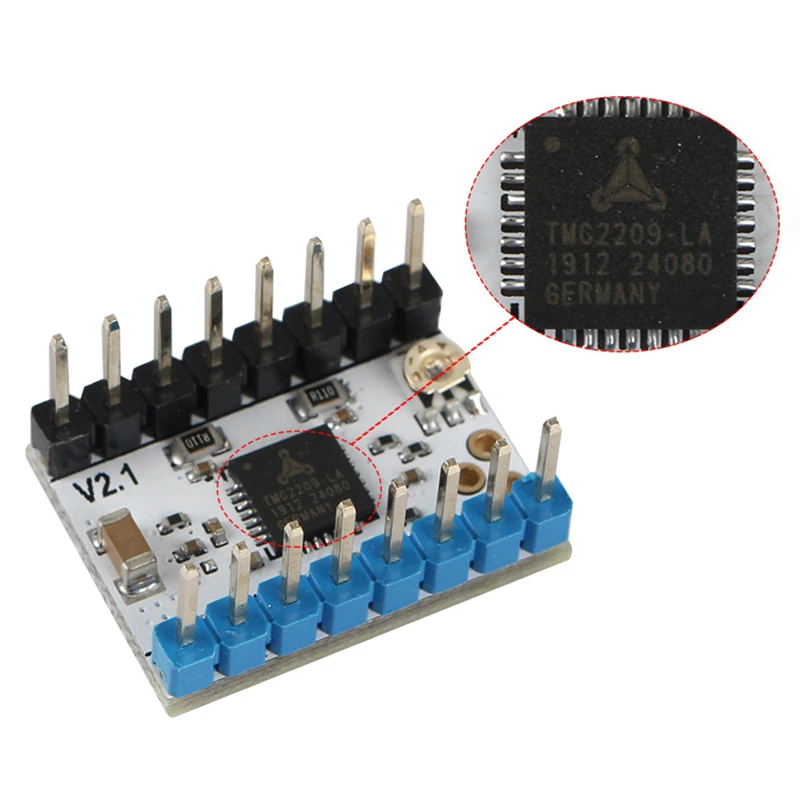 10 шт. TMC2209 V2.1 шаговый двигатель драйвер шаговые палочки бесшумный 256 микрошагов