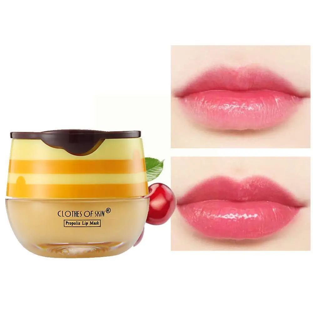 

Propolis Moisturizing Lip Sleep Lip Balm Nourishing Anti Anti-cracking Lip Unisex Care With Brush Lip Y2r4