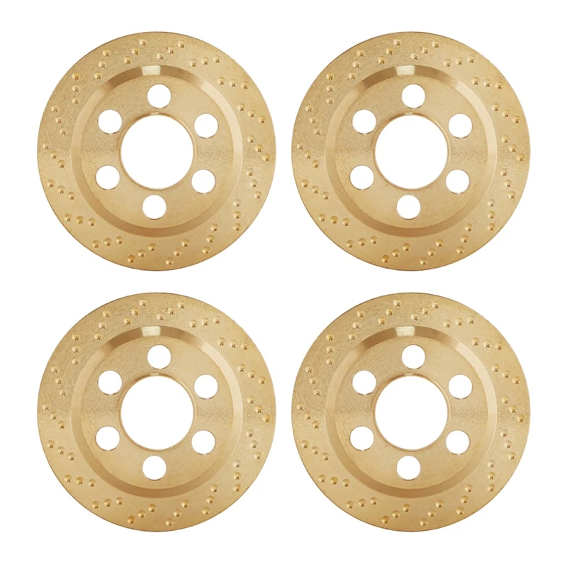 

4Pcs 88G Br Counter Weight for SCX10 TRX4 1/10 1/8 RC Crawler Car for 1.9/2.2in Wheels Internal Br Wheel Weights
