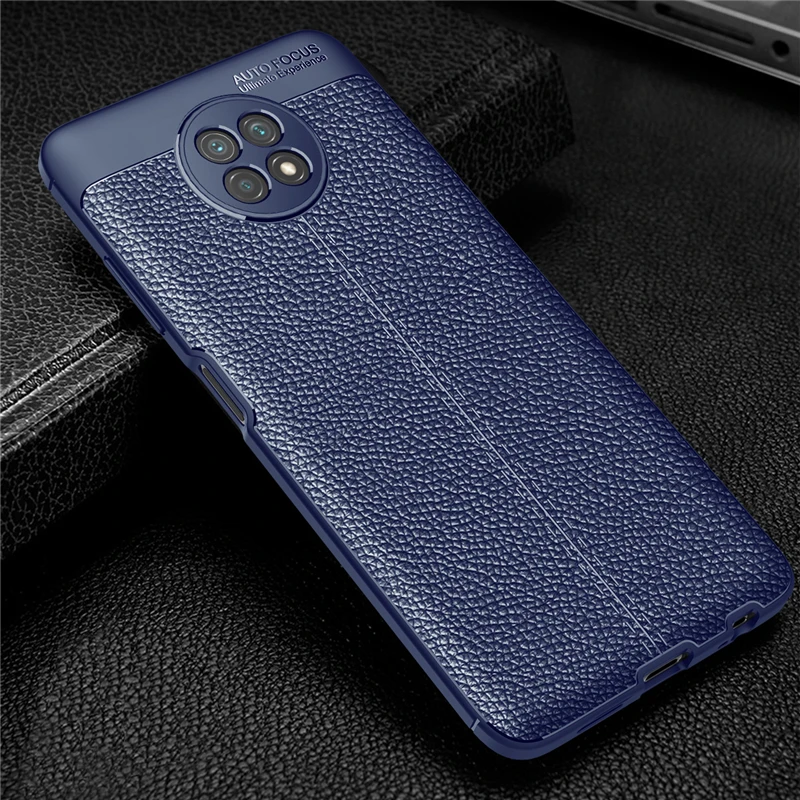 For Xiaomi Redmi Note 9T Case Soft Silicone Leather Anti-knock Fundas Case For Redmi Note 9T Cover For Redmi Note 9T 9 T Fundas
