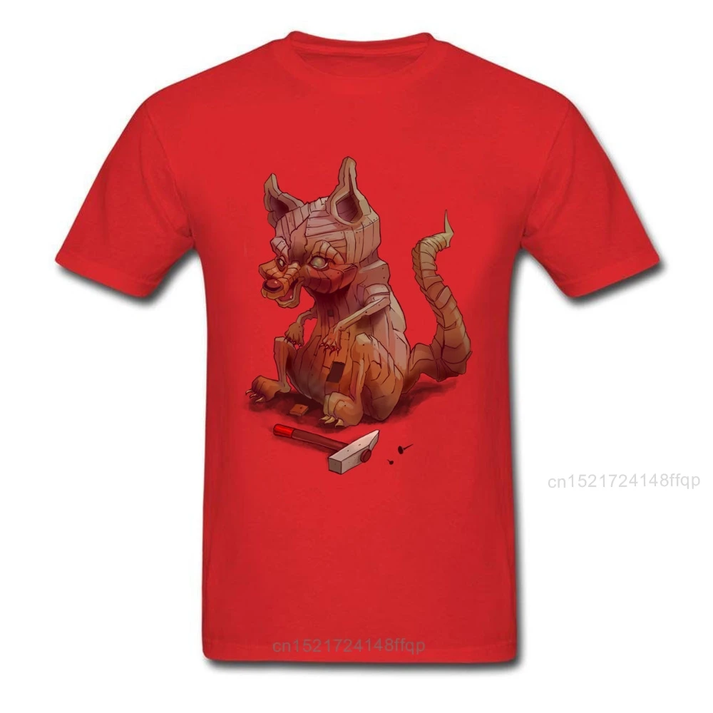 Мужские футболки высокого качества футболка Geek мультяшная Самостоятельная помощь дерево раньше короткие