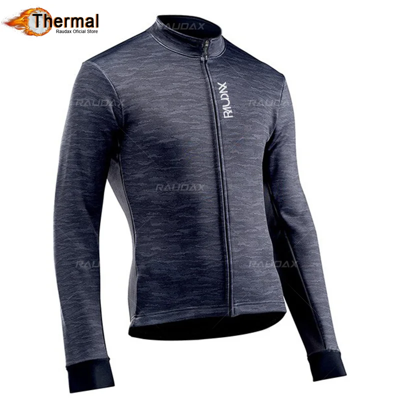 

Winter Men's Team Long Sleeve Warm Fleece Thermal Jersey Jackets Bike Coats Ropa Ciclismo Offroad Coat Cycling Clothing