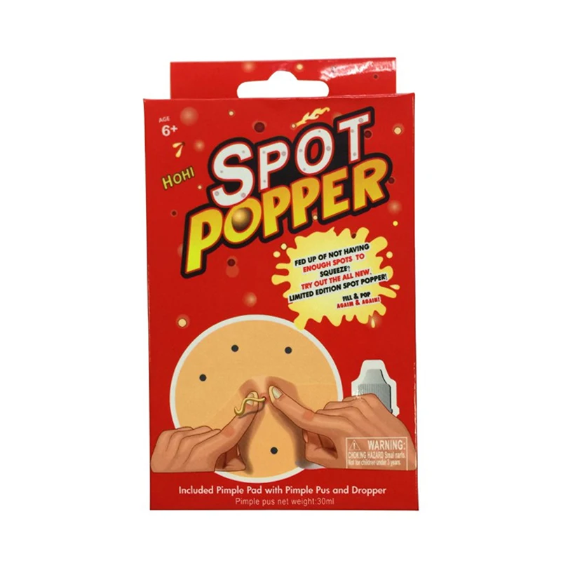 

Funny Squishy Pimple Popping Popper Remover Squeeze Toys With Refillable Pimple Pus Practical Jokes Toy Heart Shape Toys