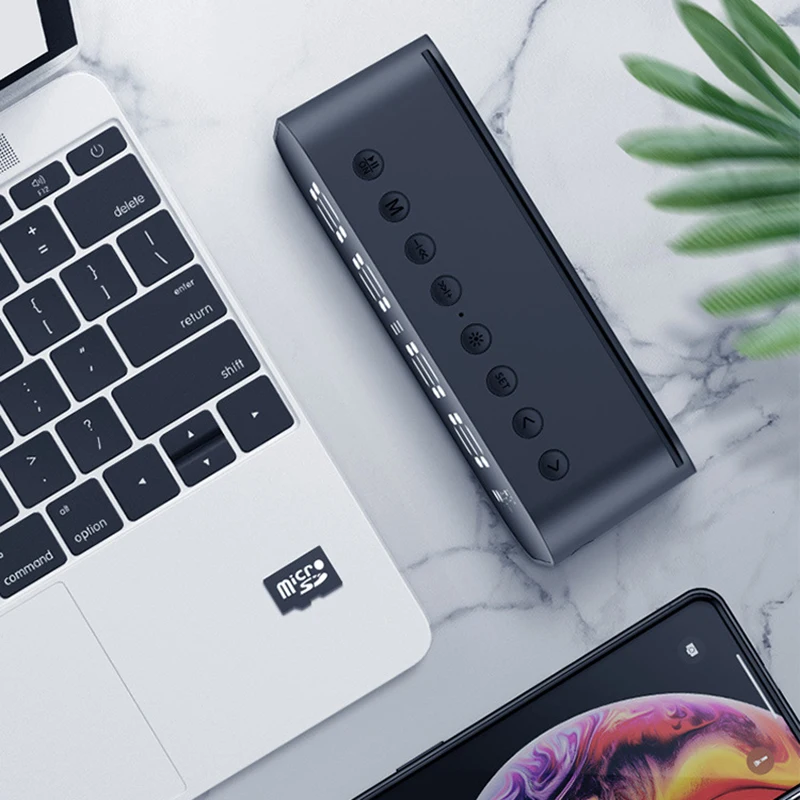 Высококачественные настольные часы Многофункциональные цифровые с FM Bluetooth